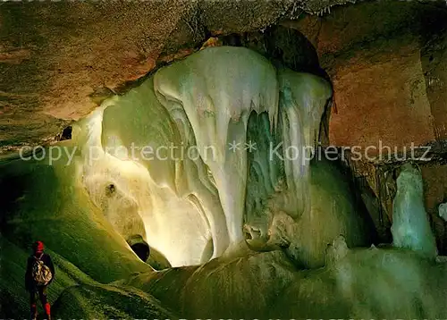AK / Ansichtskarte Hoehlen_Caves_Grottes Dachstein Rieseneishoehle Gralsburg Hoehlen_Caves_Grottes
