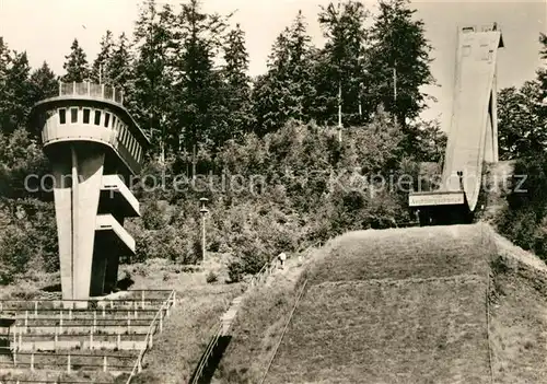 AK / Ansichtskarte Ski Flugschanze Grosse Aschbergschanze Klingenthal Ski Flugschanze