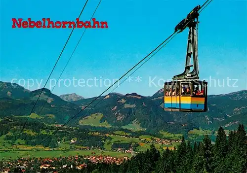 AK / Ansichtskarte Seilbahn Nebelhornbahn Oberstdorf  Seilbahn