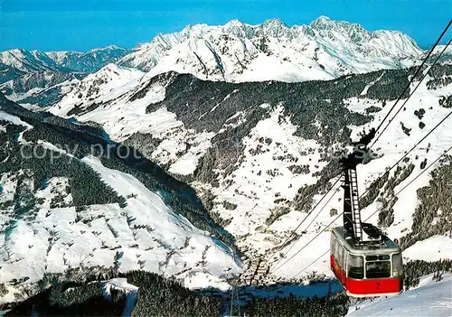 AK / Ansichtskarte Seilbahn Saalbach Loferer Steinberge Bernkogel Kohlmais Seilbahn