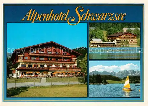 AK / Ansichtskarte Kitzbuehel_Tirol Alpenhotel Schwarzsee Kitzbuehel Tirol