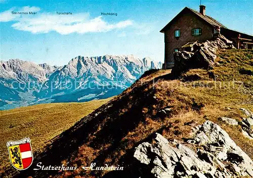 AK / Ansichtskarte Salzburg_Oesterreich Statzerhaus Hundstein Salzburg_Oesterreich