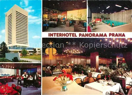 AK / Ansichtskarte Praha_Prahy_Prague Interhotel Panorama Praha_Prahy_Prague