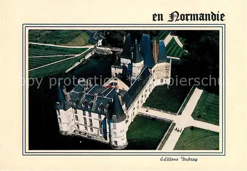 AK / Ansichtskarte Normandie_Region Le Chateau D O Fliegeraufnahme Normandie Region