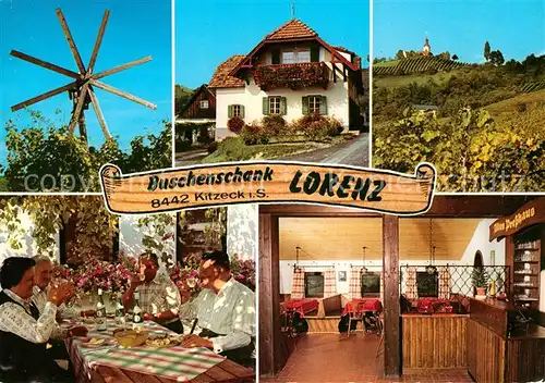 AK / Ansichtskarte Kitzeck_Sausal Buschenschank Lorenz Kitzeck Sausal