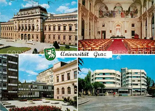 AK / Ansichtskarte Graz_Steiermark Universitaet Graz_Steiermark