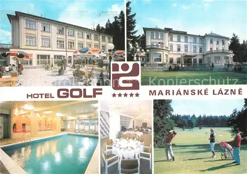 AK / Ansichtskarte Marianske_Lazne Hotel Golf Marianske_Lazne