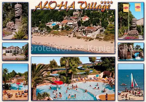 AK / Ansichtskarte Serignan_Plage Campingplatz Aloha Village  Serignan_Plage