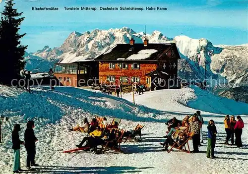 AK / Ansichtskarte Haus_Ennstal Krummholzhuette Winter Bischofsmuetze  Haus_Ennstal