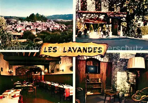 AK / Ansichtskarte Forcalquier Hotel Restaurant Les Lavandes Forcalquier
