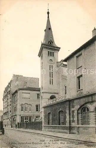 AK / Ansichtskarte Paris Entree Saint Jean Baptiste de la Salle Rue Dulot Paris