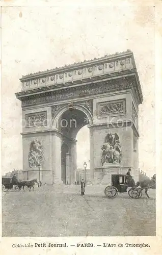 AK / Ansichtskarte Paris Arc de Triomphe Paris