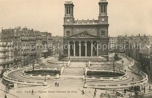 AK / Ansichtskarte Paris Eglise Saint Vincent de Paul Paris