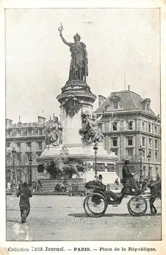 AK / Ansichtskarte Paris Place de la Republique Paris
