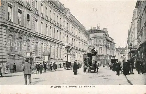 AK / Ansichtskarte Paris Banque de France Paris