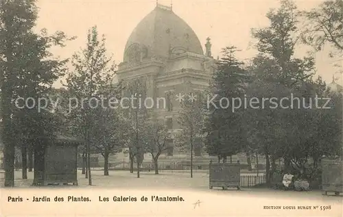 AK / Ansichtskarte Paris Jardin des Plantes Les Galeries de l Anatomie Paris