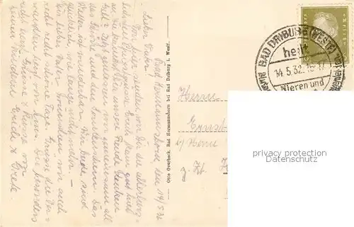 AK / Ansichtskarte Bad_Hermannsborn Parkpartie Bad_Hermannsborn