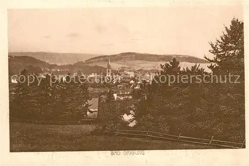 AK / Ansichtskarte Bad_Driburg Panorama Bad_Driburg