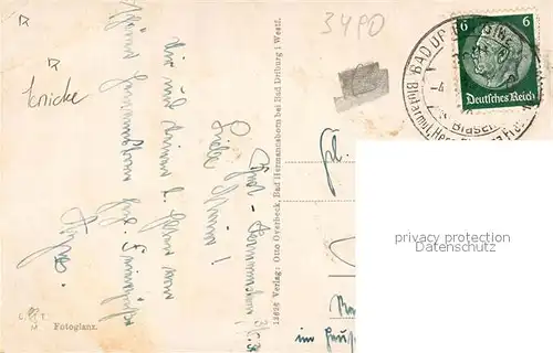 AK / Ansichtskarte Bad_Hermannsborn Hohenblick auf das Kurhaus Bad_Hermannsborn