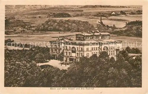 AK / Ansichtskarte Bredeney Hotel Restaurant Ruhrstein Villa Huegel Ruhrtal Bredeney