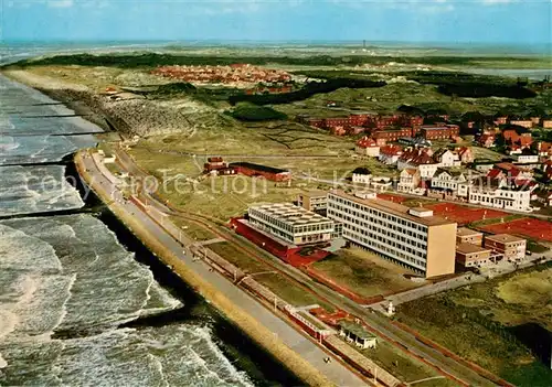 AK / Ansichtskarte Norderney_Nordseebad LVA Heim Kueste Fliegeraufnahme Norderney_Nordseebad