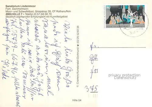 AK / Ansichtskarte Rothenuffeln Sanatorium Lindenmoor Rothenuffeln