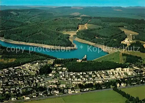 AK / Ansichtskarte Allenbach_Siegen Breitenbach Talsperre Fliegeraufnahme Allenbach_Siegen