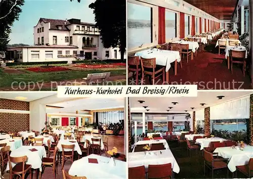 AK / Ansichtskarte Bad_Breisig Kurhaus Kurhotel Restaurant Bad_Breisig