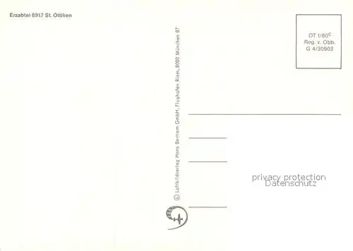 AK / Ansichtskarte St_Ottilien_Eresing Erzabtei Fliegeraufnahme St_Ottilien_Eresing