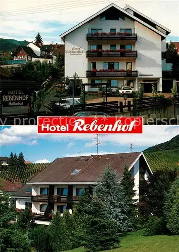 AK / Ansichtskarte Zell Weierbach Hotel Rebenhof Zell Weierbach