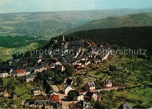 AK / Ansichtskarte Lichtenberg_Oberfranken Blick auf Blankenstein Thueringen Fliegeraufnahme Lichtenberg Oberfranken