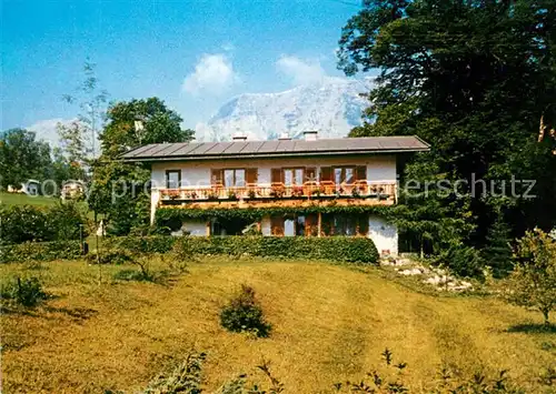 AK / Ansichtskarte Ramsau_Berchtesgaden Haus Bergfex Alpenblick Ramsau Berchtesgaden