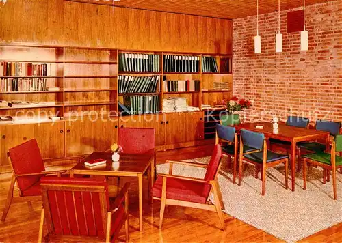 AK / Ansichtskarte Osterode_Harz Blindenkur  und Erholungsheim Hermann Schimpf Leseraum Osterode_Harz