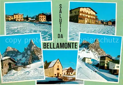 AK / Ansichtskarte Predazzo Berghotel Bellamonte Dolomiten Wintersportplatz Predazzo