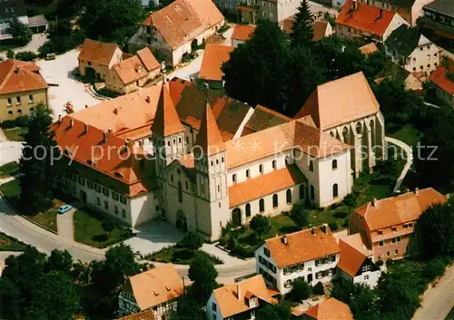 AK / Ansichtskarte Heidenheim_Mittelfranken Muenster ehemalige Benediktinerabtei Fliegeraufnahme Heidenheim Mittelfranken