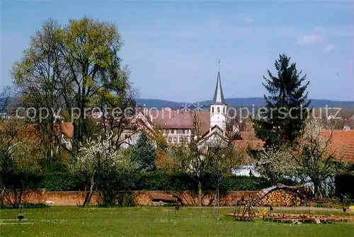 AK / Ansichtskarte Illingen_Illingen Ortsansicht mit Kirche Illingen Illingen