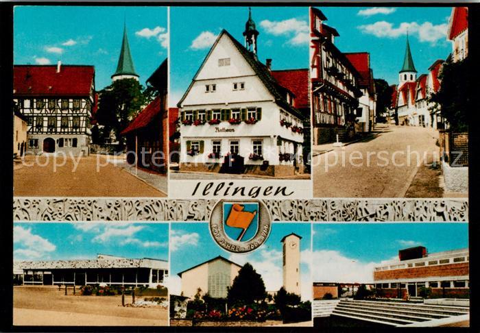 AK / Ansichtskarte Illingen_Illingen Ortszentrum Rathaus