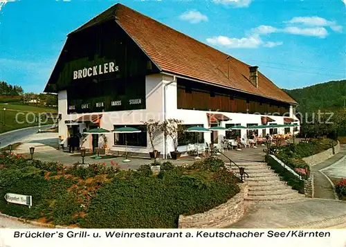 AK / Ansichtskarte Keutschach_See Grill  und Weinrestaurant Brueckler Keutschacher See Keutschach See