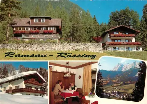 AK / Ansichtskarte Ramsau_Dachstein_Steiermark Haus Waldheim und Alpengruss Landschaftspanorama Alpen Ramsau_Dachstein