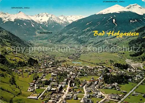 AK / Ansichtskarte Bad_Hofgastein Alpenpanorama Fliegeraufnahme Bad_Hofgastein