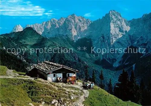 AK / Ansichtskarte Kufstein_Tirol Hinterkaiserfeldenalm Wilder Kaiser Kaisergebirge Kufstein_Tirol