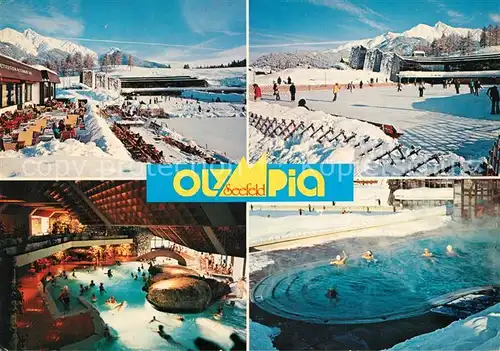 AK / Ansichtskarte Seefeld_Tirol Sport  und Kongresscenter Olympia Wintersport Eislaufbahn Thermalbad Seefeld Tirol