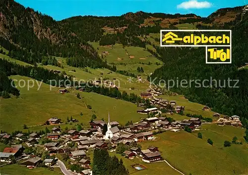 AK / Ansichtskarte Alpbach Fliegeraufnahme Alpbach