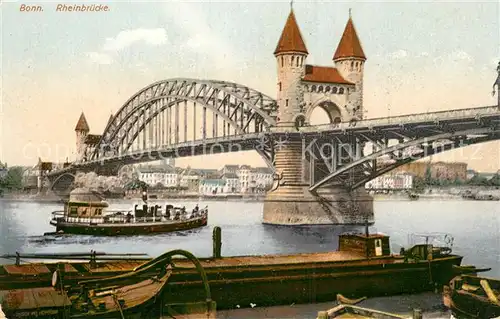 AK / Ansichtskarte Bonn_Rhein Rheinbruecke Bonn_Rhein