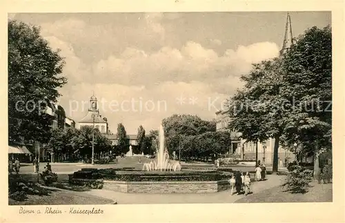AK / Ansichtskarte Bonn_Rhein Kaiserplatz Bonn_Rhein