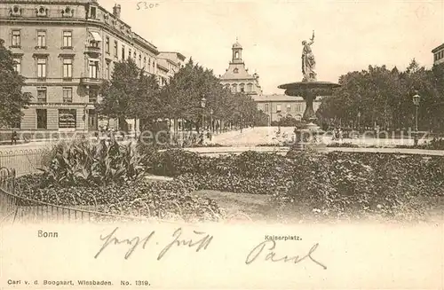 AK / Ansichtskarte Bonn_Rhein Kaiserplatz Bonn_Rhein