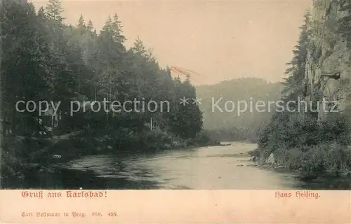 AK / Ansichtskarte Karlsbad_Eger Hans Heiling Karlsbad_Eger