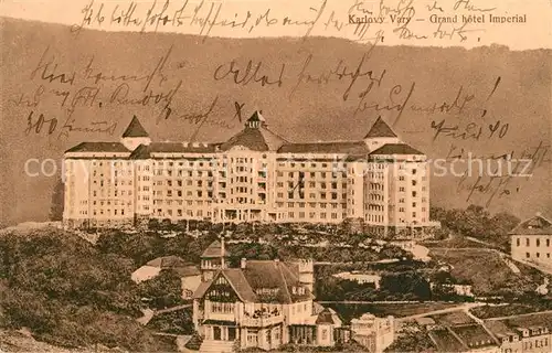 AK / Ansichtskarte Karlsbad_Eger Grand Hotel Imperial Karlsbad_Eger