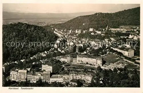 AK / Ansichtskarte Karlsbad_Eger Panorama Karlsbad_Eger