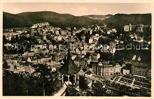 AK / Ansichtskarte Karlsbad_Eger Blick vom Hirschensprung Karlsbad_Eger
